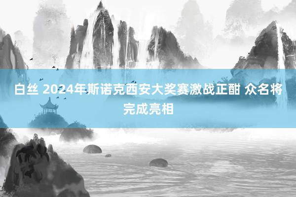 白丝 2024年斯诺克西安大奖赛激战正酣 众名将完成亮相